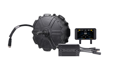 BK1510 conversion kit for ebike including rear motor, TC640 ride display, and controller