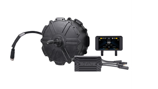 BK1510 conversion kit for ebike including rear motor, TC640 ride display, and controller
