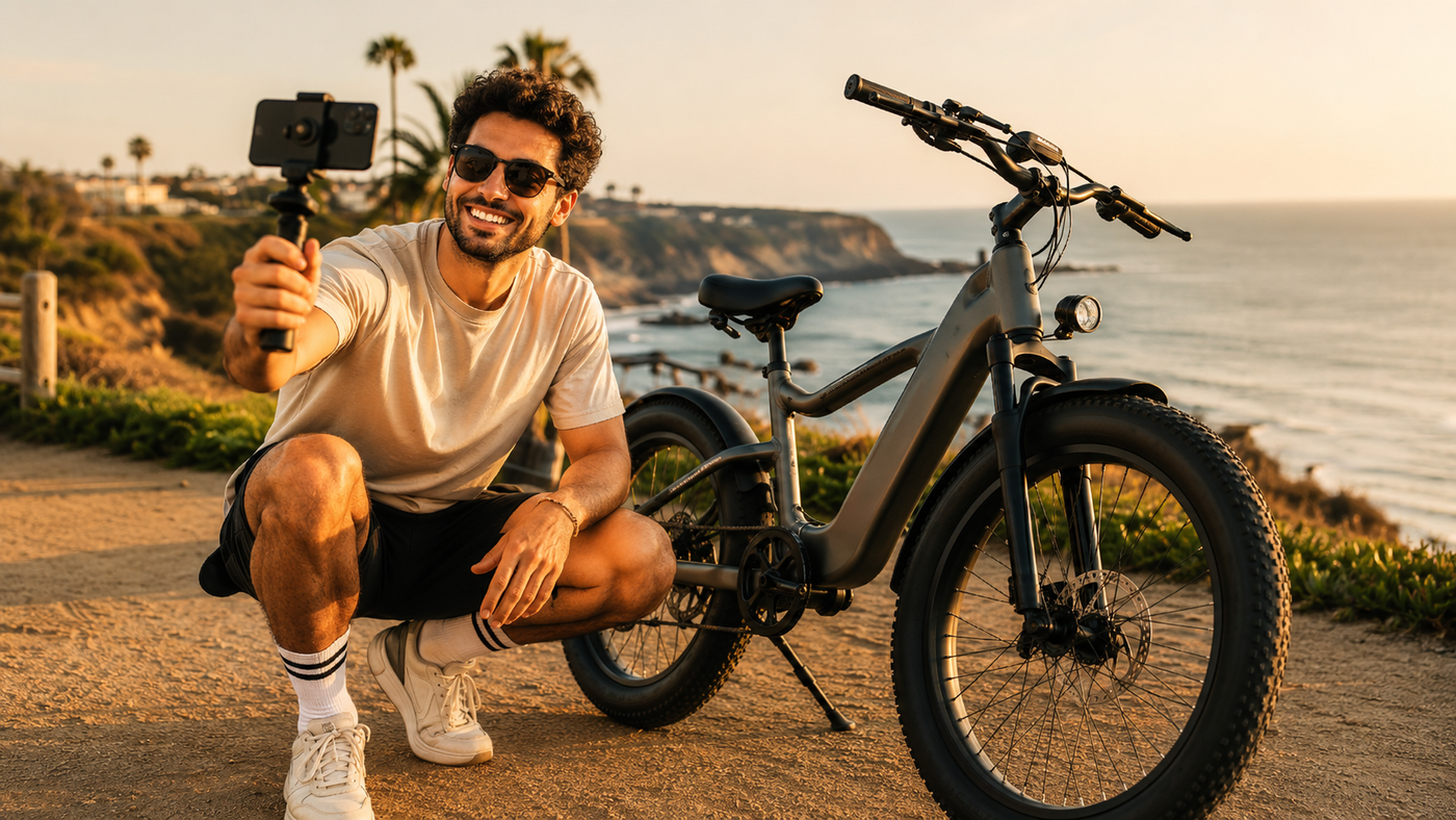 E-bike rider